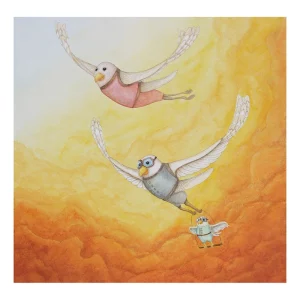 Illustration Esther Maurer, Premier envol